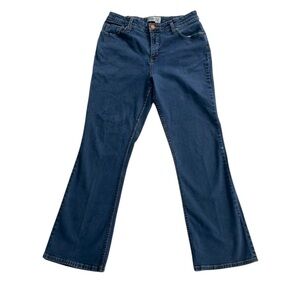LEVIS STRAUS WOMENS BOOTCUT AT WAIST DENIM BLUE JEANS SIZE MISSES 14 MEDIUM